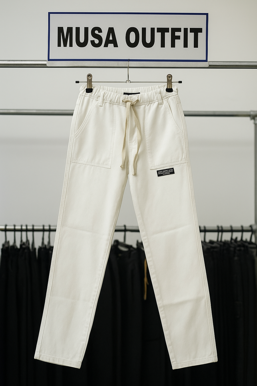 "Men’s Baggy Cargo Jeans – Loose Fit Denim Pants with Pockets | Streetwear Casual Trousers