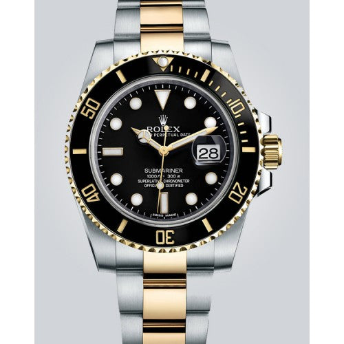 Rolex GMT Master II Rose Gold Black Dial Brown/Black Ceramic Bezel Oyster Bracelet 126715CHNR